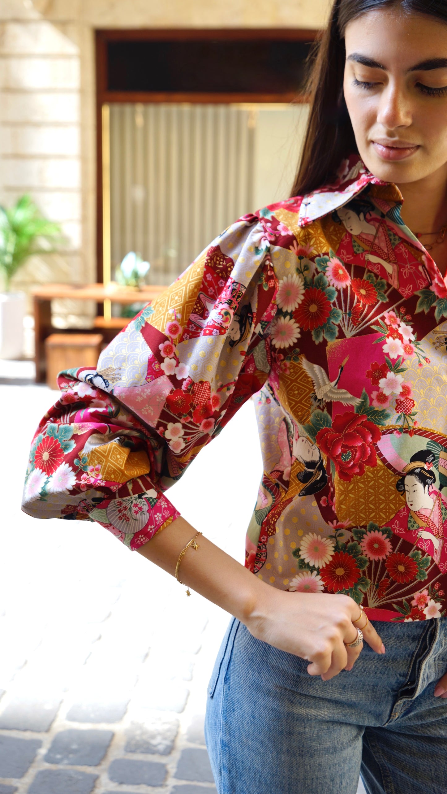Tokyo Cherry Rush kimono jacket