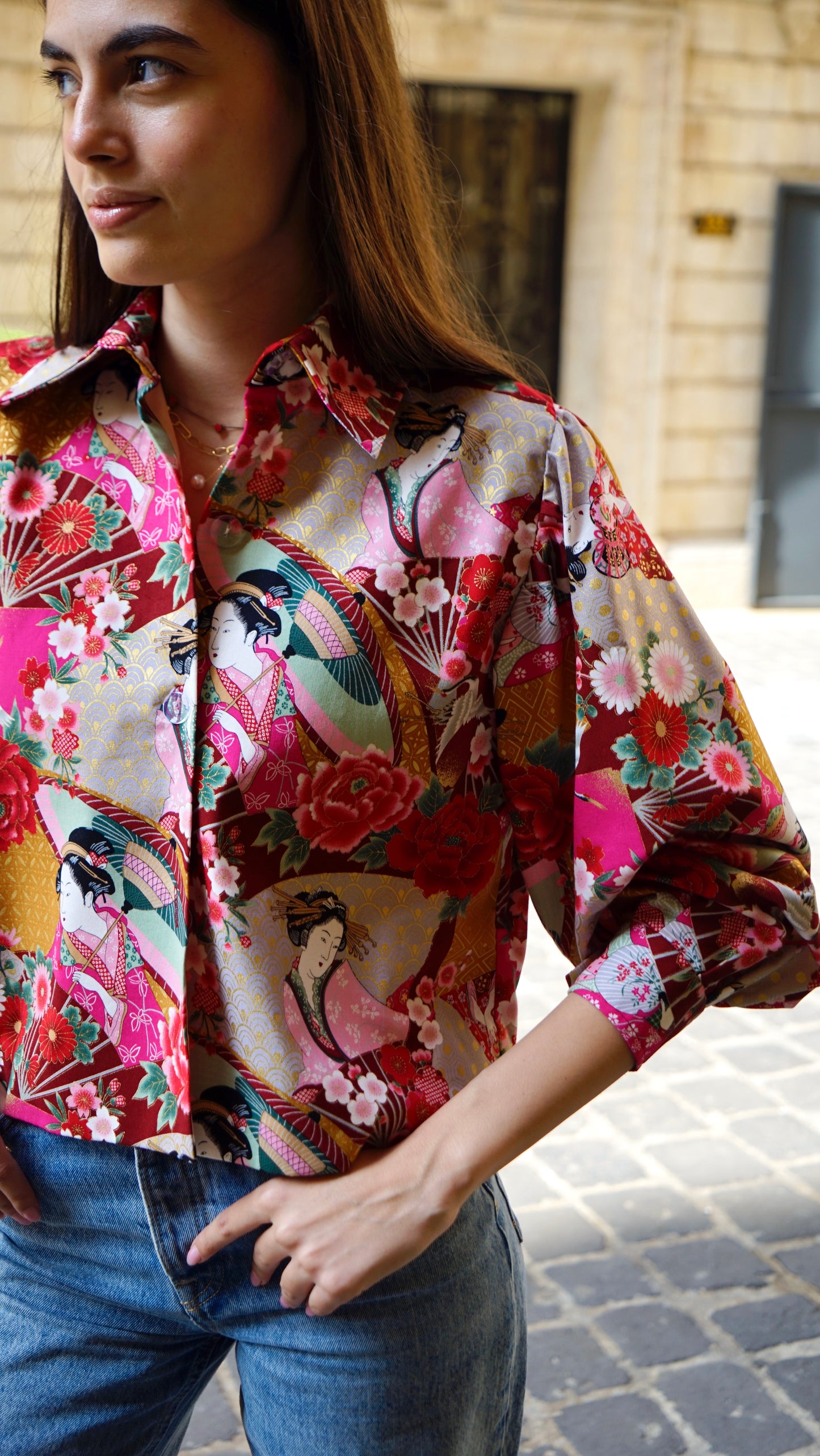 Tokyo Cherry Rush kimono jacket