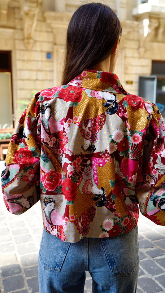 Tokyo Cherry Rush kimono jacket