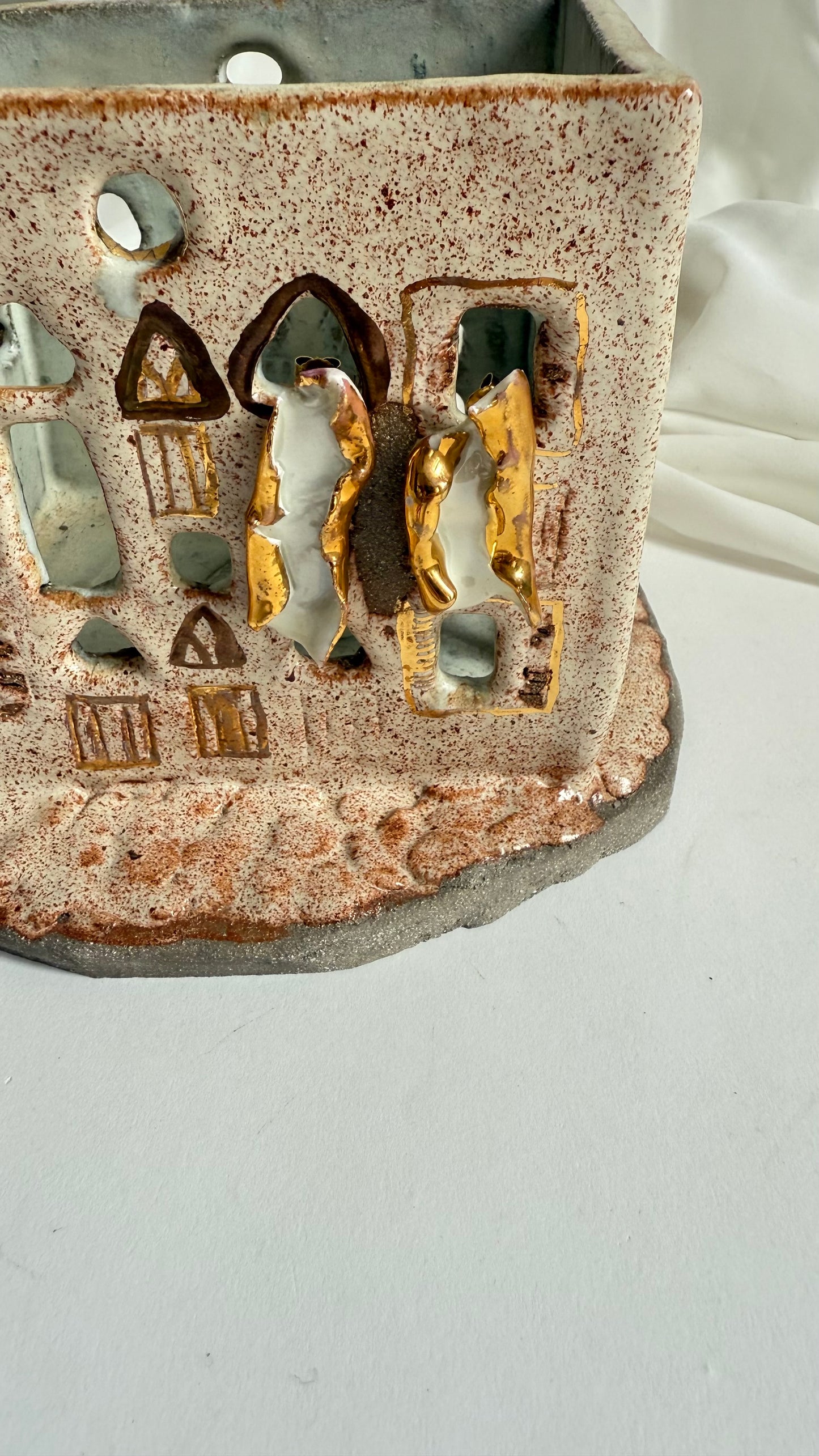 Leaflet Porcelain Earrings